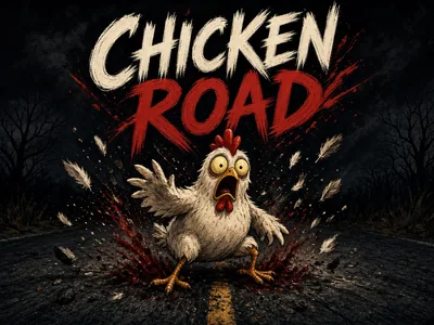Original Chicken Road poster on CroreBet crash games.