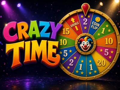 Original Crazy Time poster on CroreBet game shows.