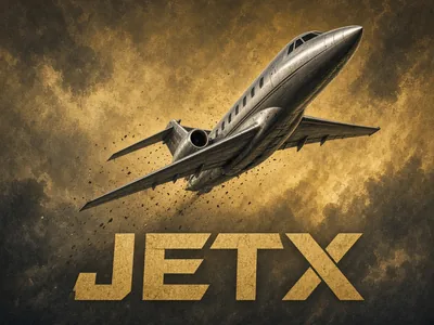 Original JetX poster on CroreBet crash games.