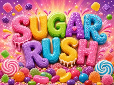 Original Sugar Rush poster on CroreBet slots.