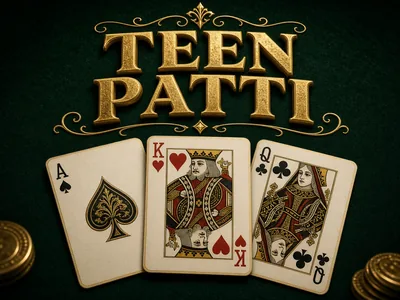 Original Teen Patti poster on CroreBet live casino.