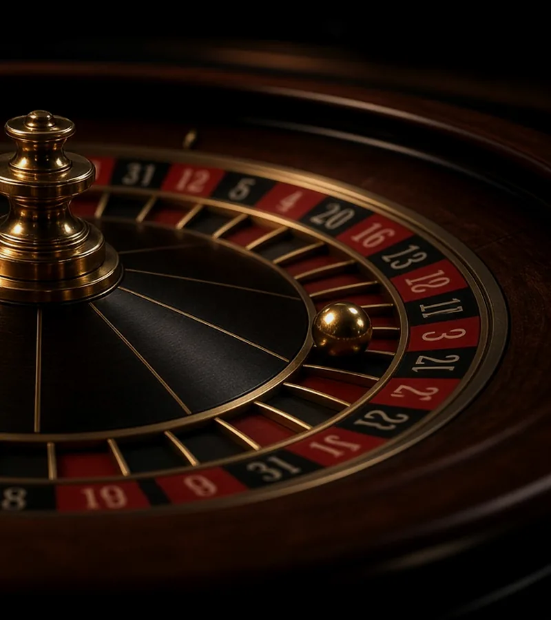 Cards sliding from a shoe on the CroreBet baccarat page.