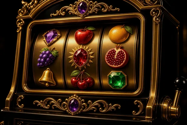 Gold lightning on dark stone for CroreBet Gates of Olympus.