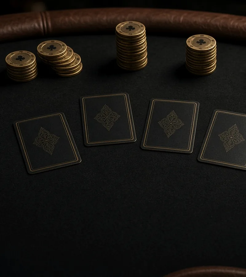 Gold chips beside a phone on the CroreBet login page.